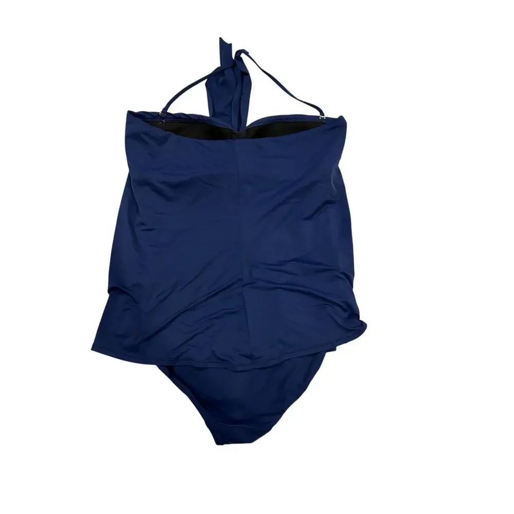 Lauren Ralph Lauren Flyaway One Piece Swimsuit SZ 14